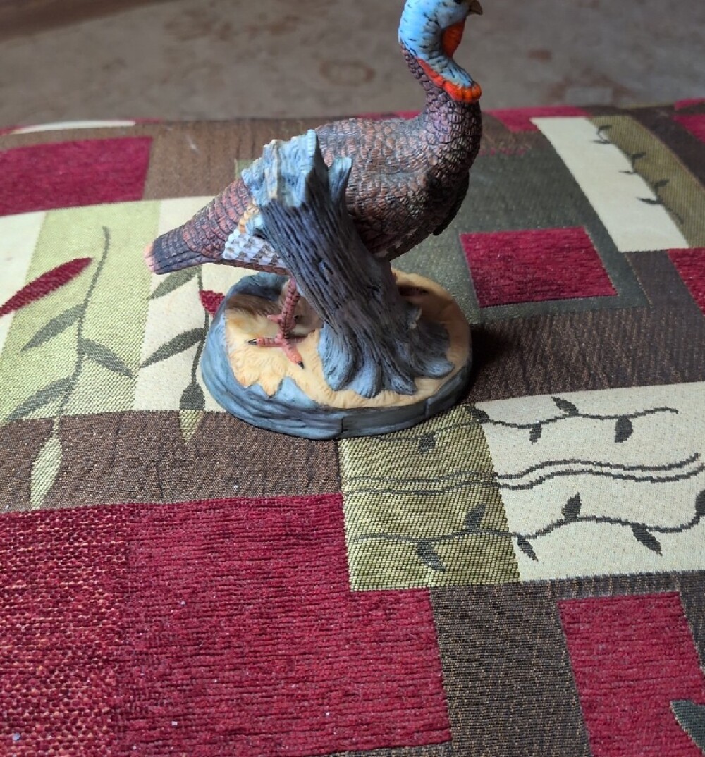 Hoffman Original 1987turkey Decorative CeramicFigurine in Brown and Tan - Picture 3 of 9